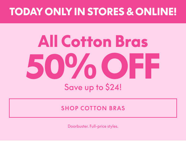 Cotton Bras 50% Off
