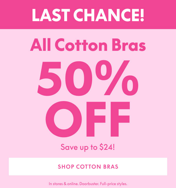 Cotton Bras 50% Off