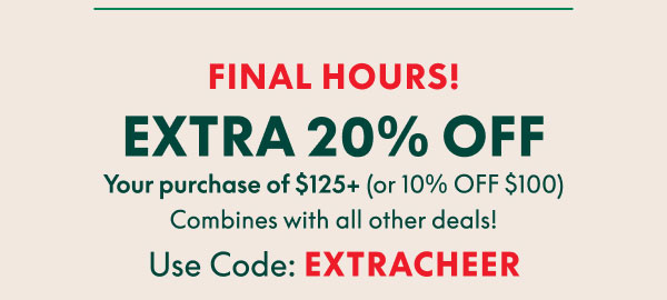 Extra 20 Off
