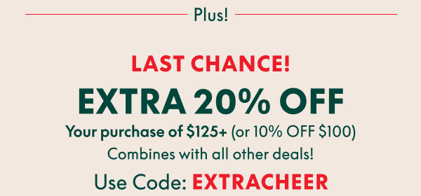 Extra 20 Off