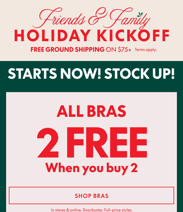 Bras Buy 2 Get 2 Free