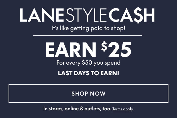 Earn $25 for Every $50 You Spend