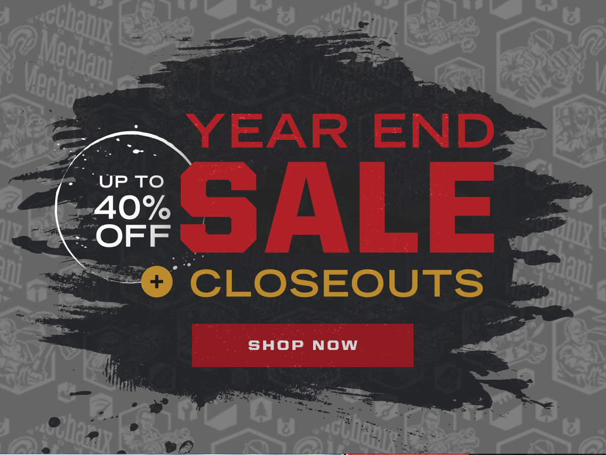 Save up to 40% Off Year End Sale + Closeouts