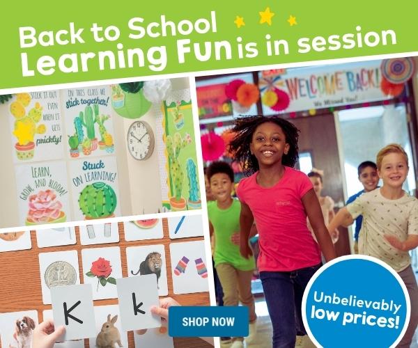 Extended Just for You! 1 More Day to Save on School Essentials! - Oriental  Trading