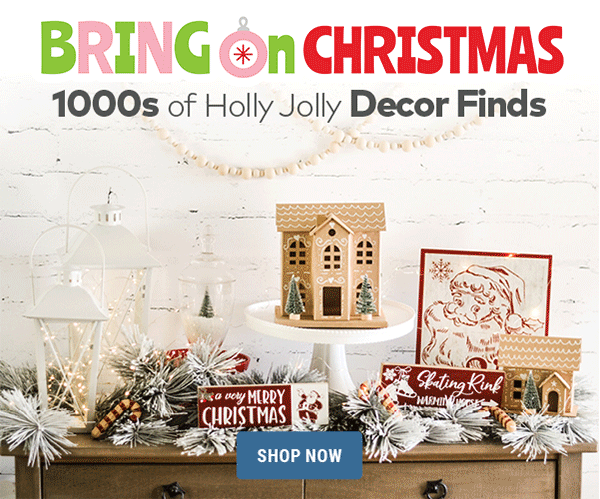 Bring on Christmas. 1000s of Holly Jolly Decor Finds!