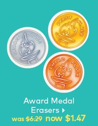 Award Medal Erasers