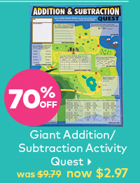 Giant Addition/Subtraction Activity Quest