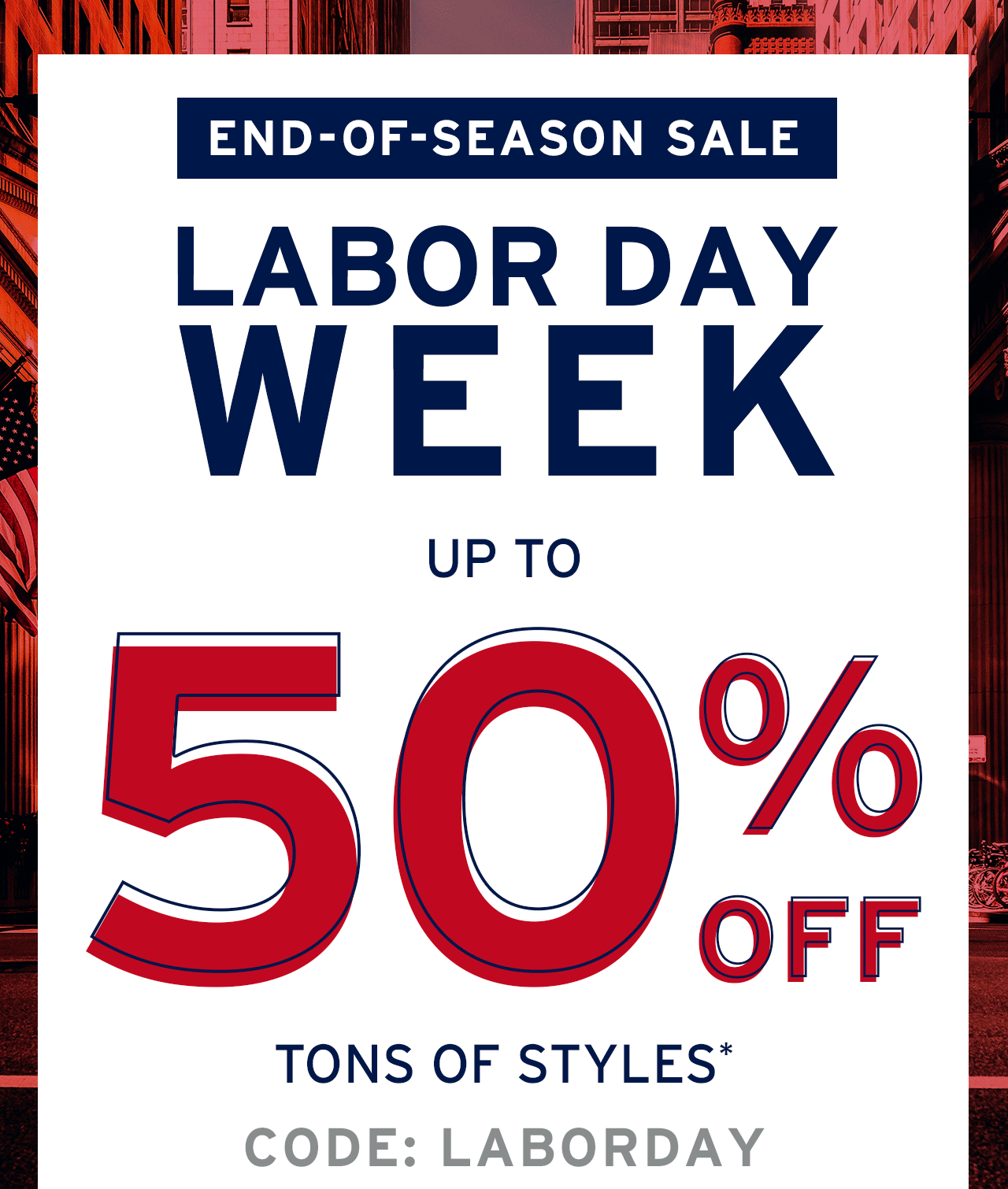 Shop Labor Day Event