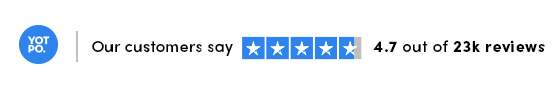 @ Our customers say X 4.7 out of 23k reviews 