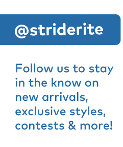 @StrideRite Follow us to stay in the know on new arrivals, exclusive styles, contests & more!