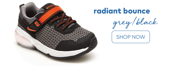 Radiant bounce. Grey/Black. Shop now. 