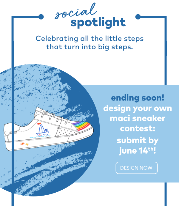 Design your own Maci Sneaker contest: Submit by June 14th! Design now. 