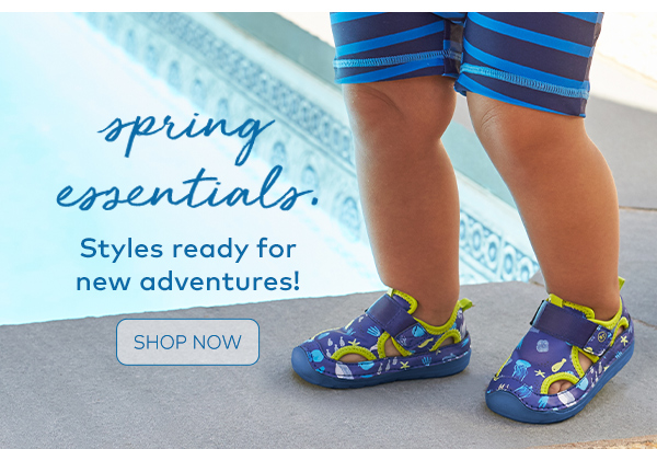 Spring Essentials. Ready for warmer days. Shop now.