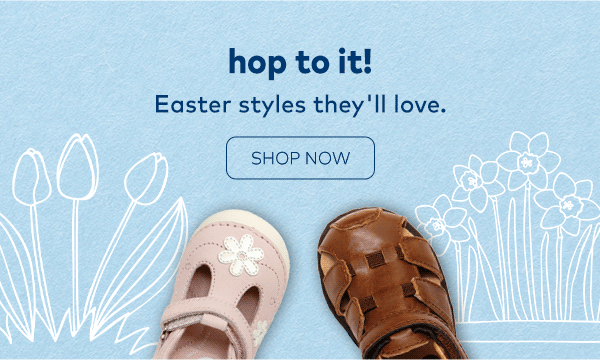 Hop to it! The easter shop is here. Shop Now.