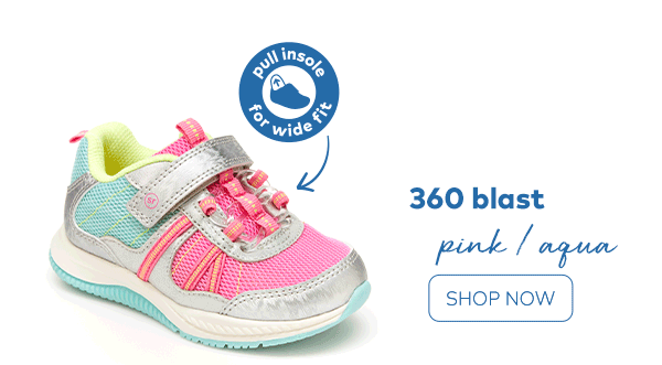 360 Blast. Pink/aqua. Shop now