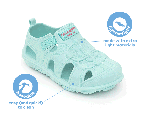Hoseable. Easy (and quick!) to clean. Lightweight. Made with extra light materials.