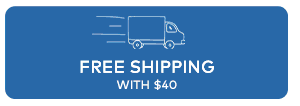 Free Shipping with $40.