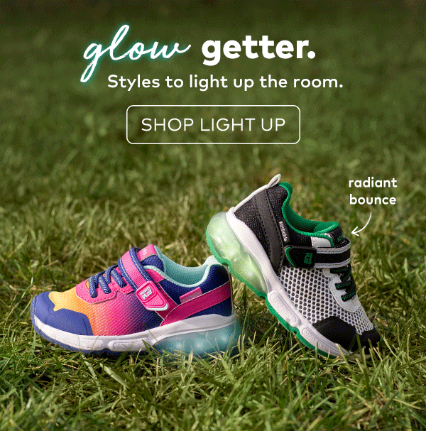 Glow getter. Styles to light up the room. Shop Light Up.