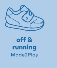 Off & running. Made2Play.