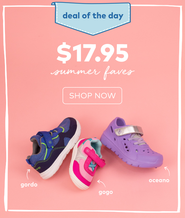 Deal of the Day. $17.95 Summer Faves. Shop now. 