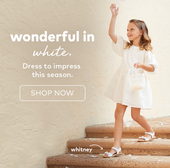 Wonderful in White. Dress to impress this season. Shop now. 