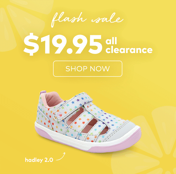 Flash sale $19.95 all clearance. Shop now.