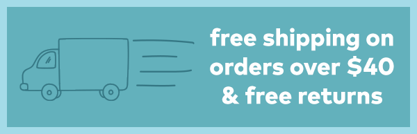 Free shipping on orders over $40 & Free Returns.