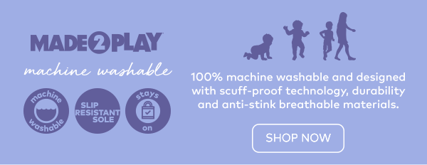 Made2Play. Machine washable. Shop now.