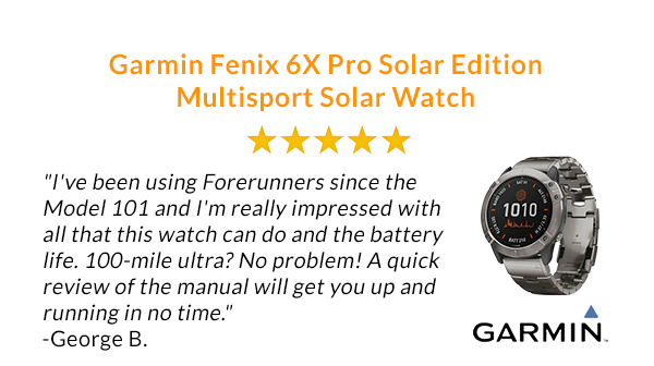 Garmin Fenix 6X Pro Solar Edition Multisport Solar Watch