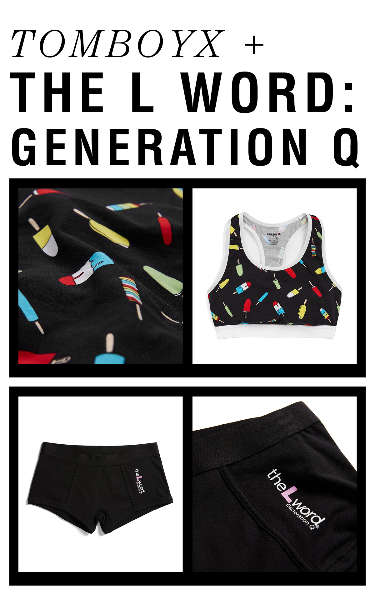 As seen on The L-Word: Generation Q. L Word collection shown.