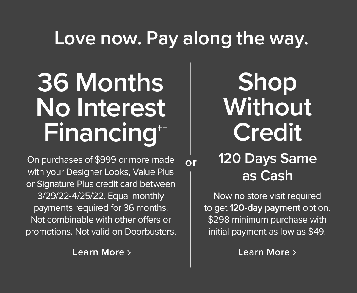 Financing | Learn More