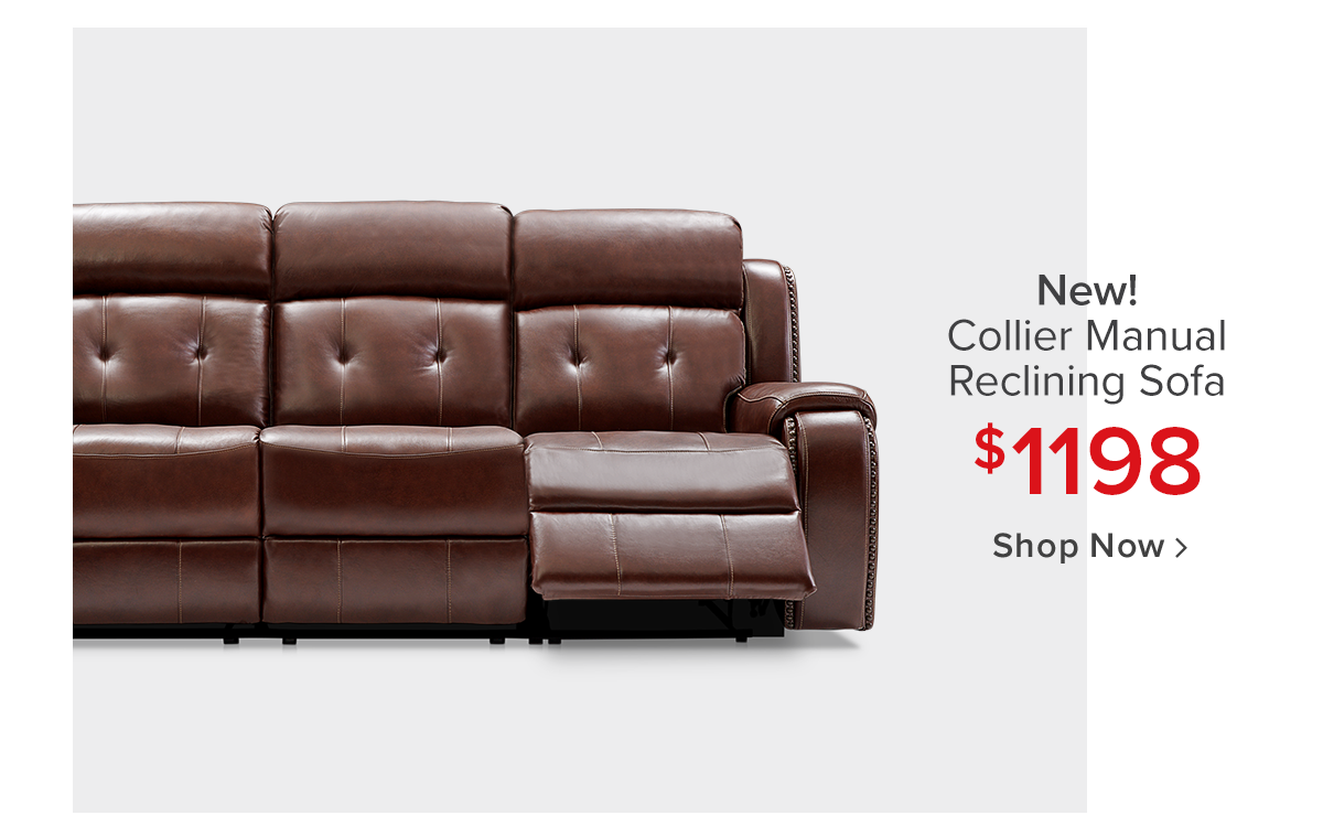 Collier Manual Reclining Sofa