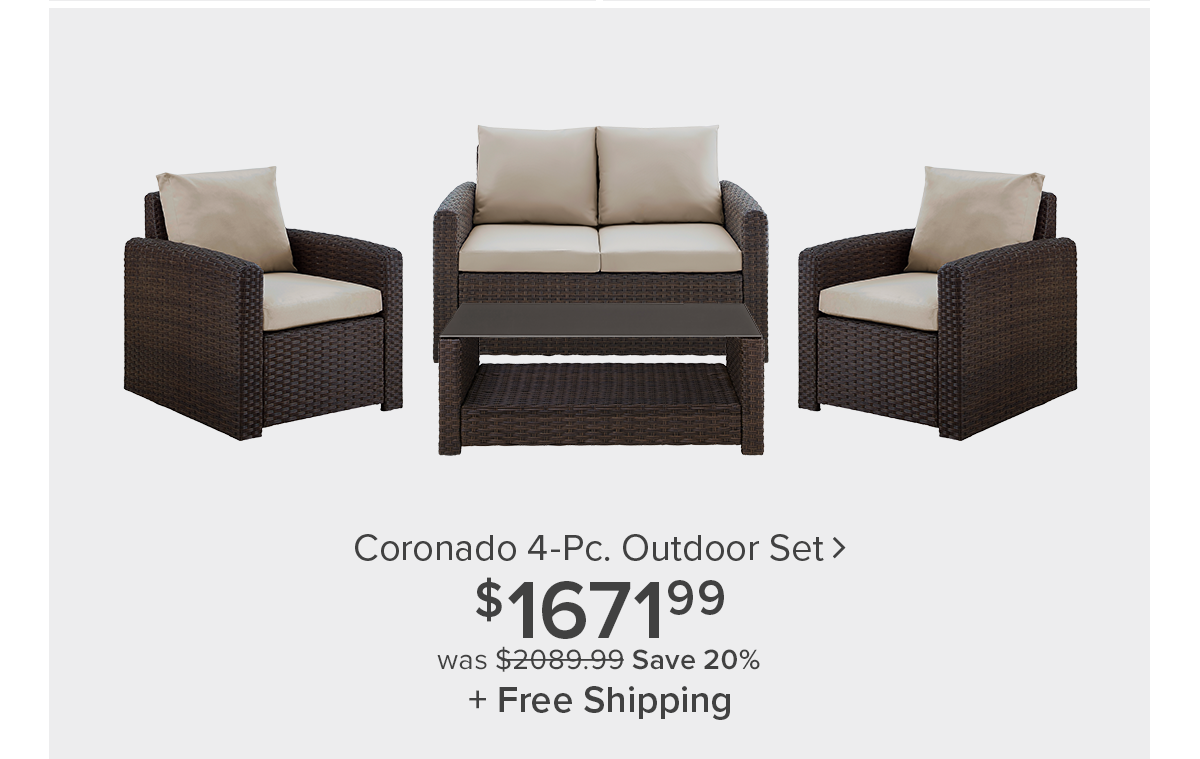 Coronado 4 Pc. Outdoor Set