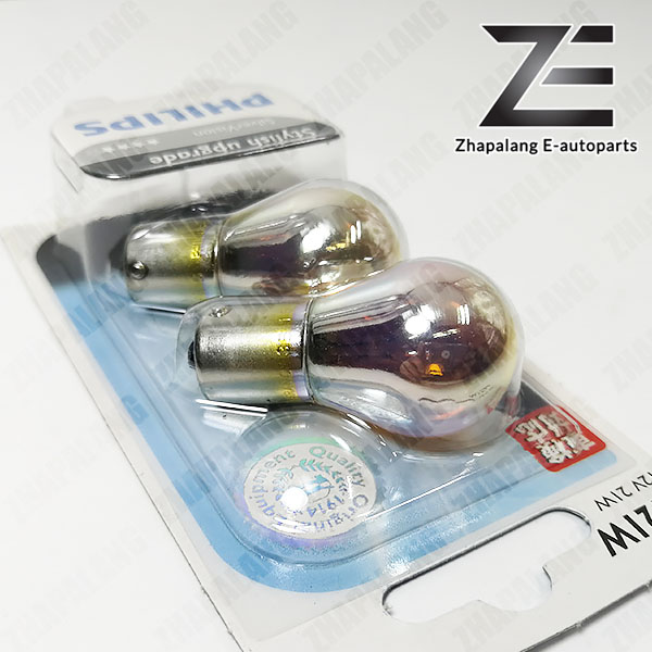 Philips PY21W 21W 12V BAU15s SilverVision Blinkerlampe Set - 2