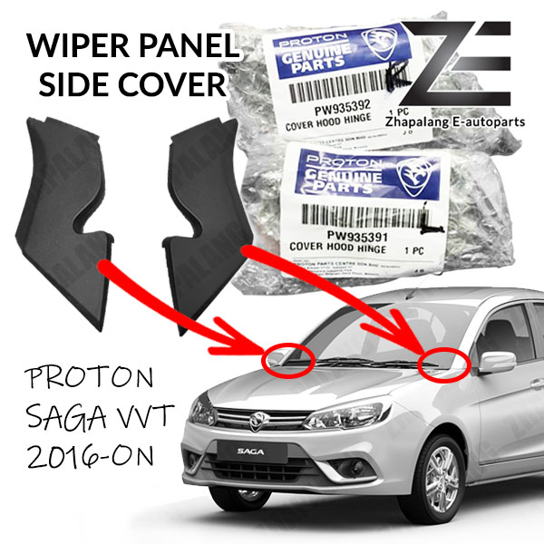Original Proton New Saga VVT Wiper Panel Side Garnish Cowl Cover PW935391/PW935292