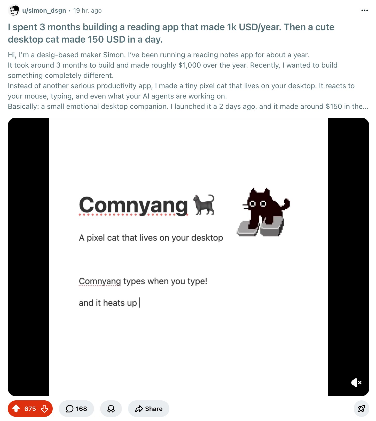 The original Reddit post for Chroma, the text-to-image model Varnan turned into a viral reel
