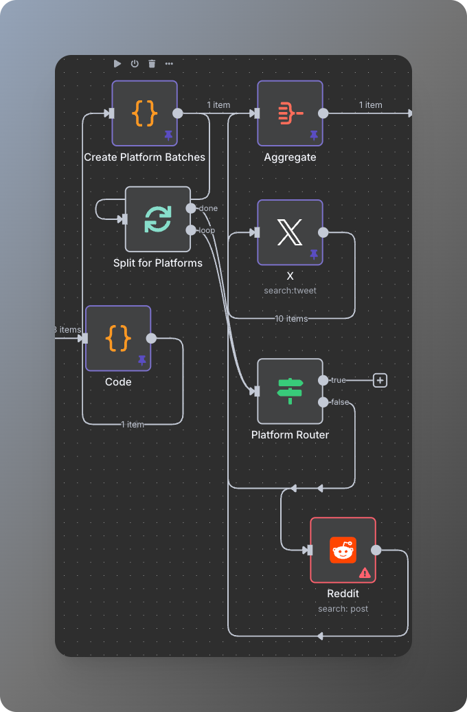 Platform Batching Code Node