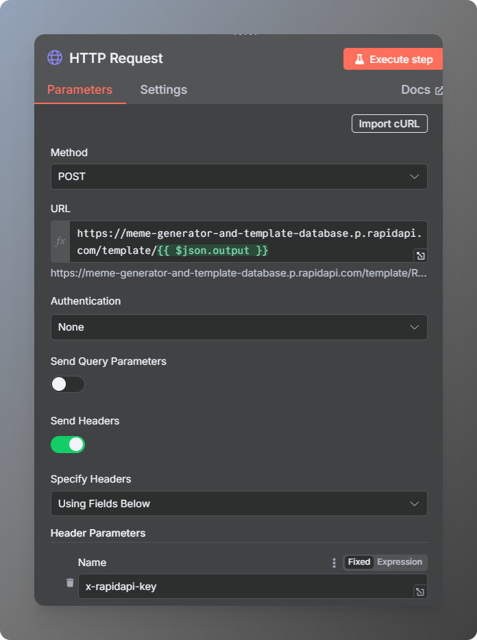 Meme Image Generation Configuration