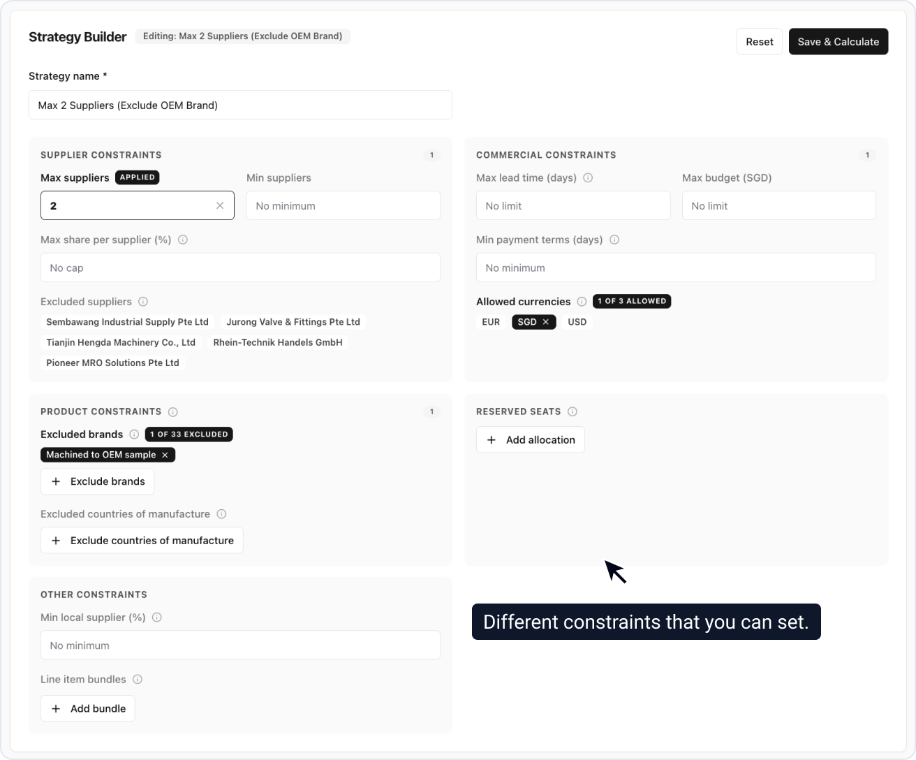 Bid Analysis Step 3: Build an Award Scenario