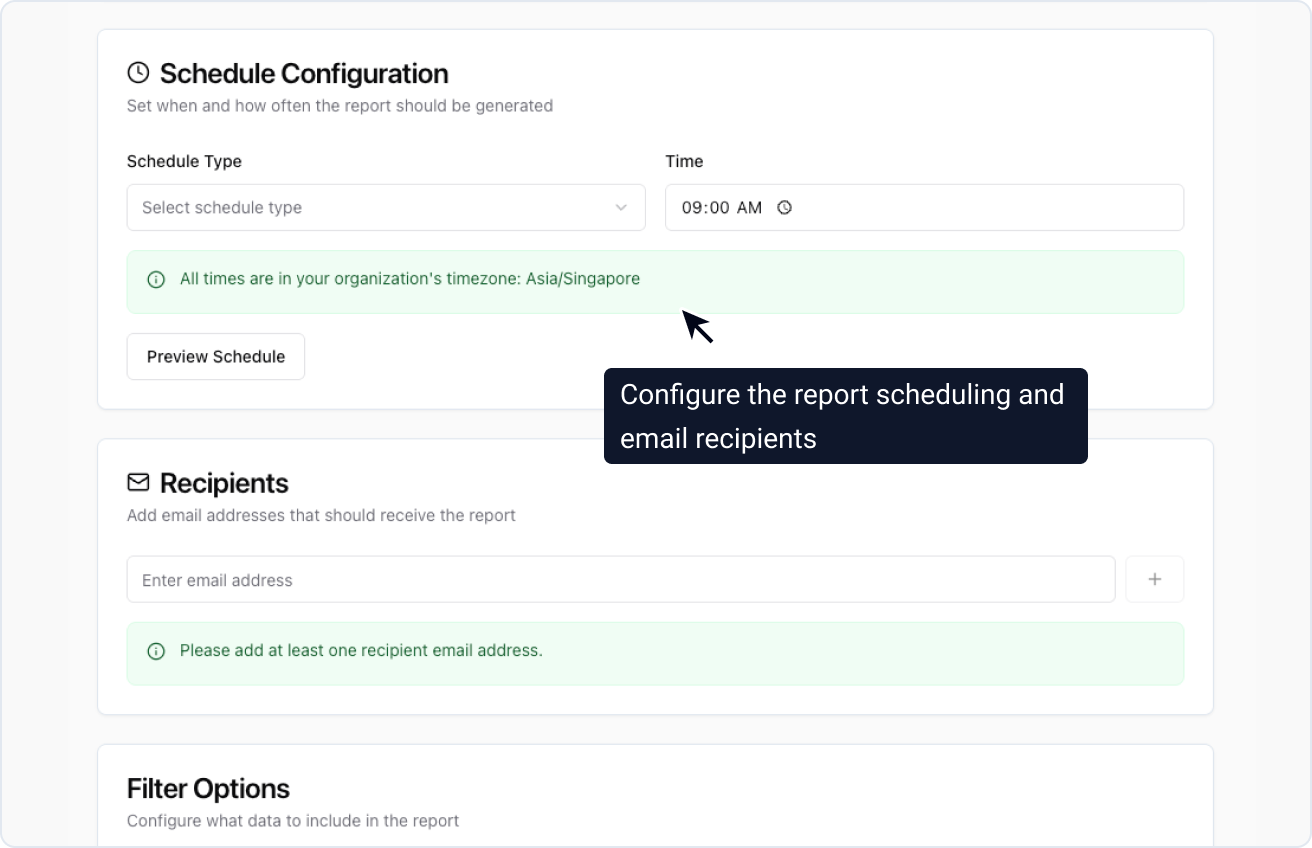 Scheduled Data Reports