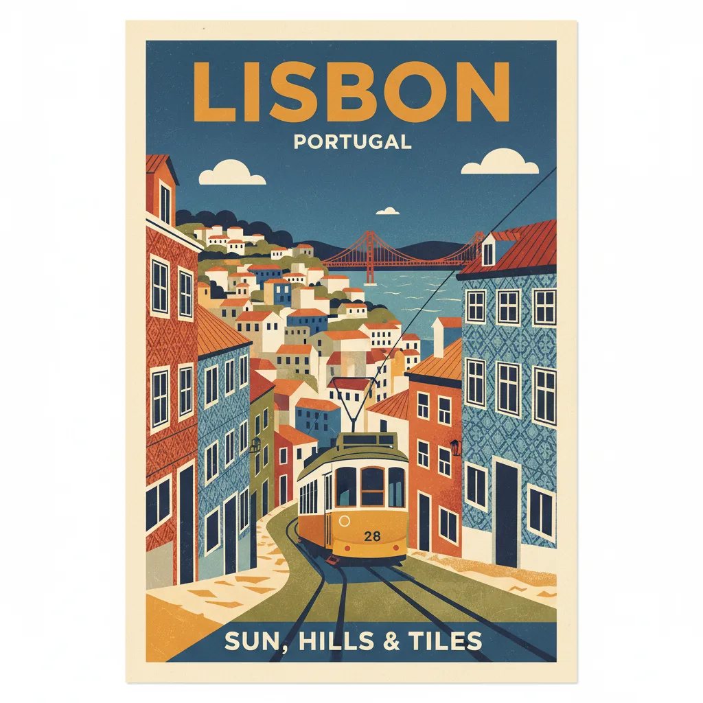 Mid-Century Travel Poster result