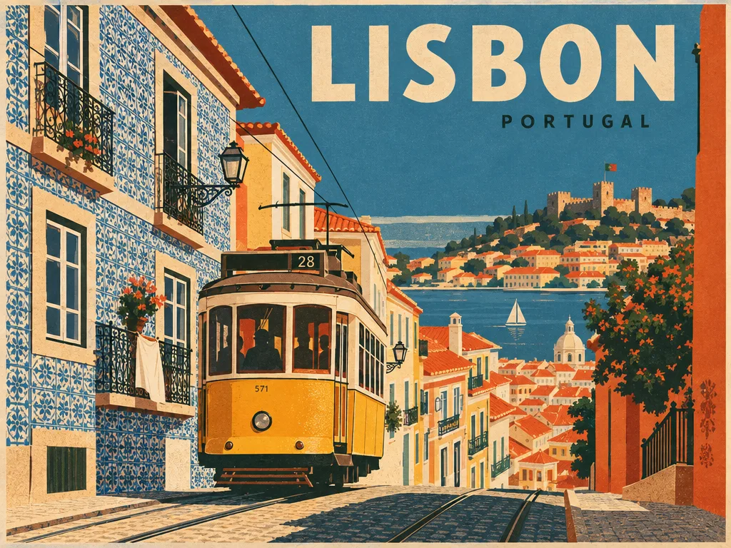 GPT Image 2.5 Flare: Mid-Century Travel Poster, sample 1