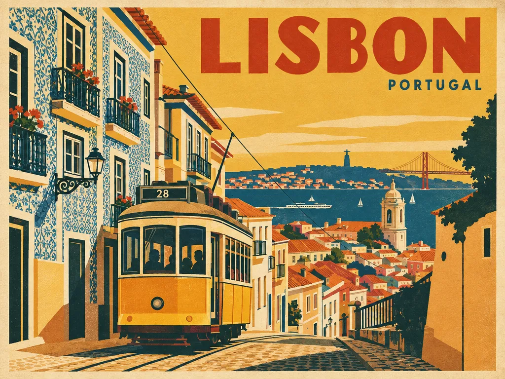 GPT Image 2.5 Flare: Mid-Century Travel Poster, sample 2