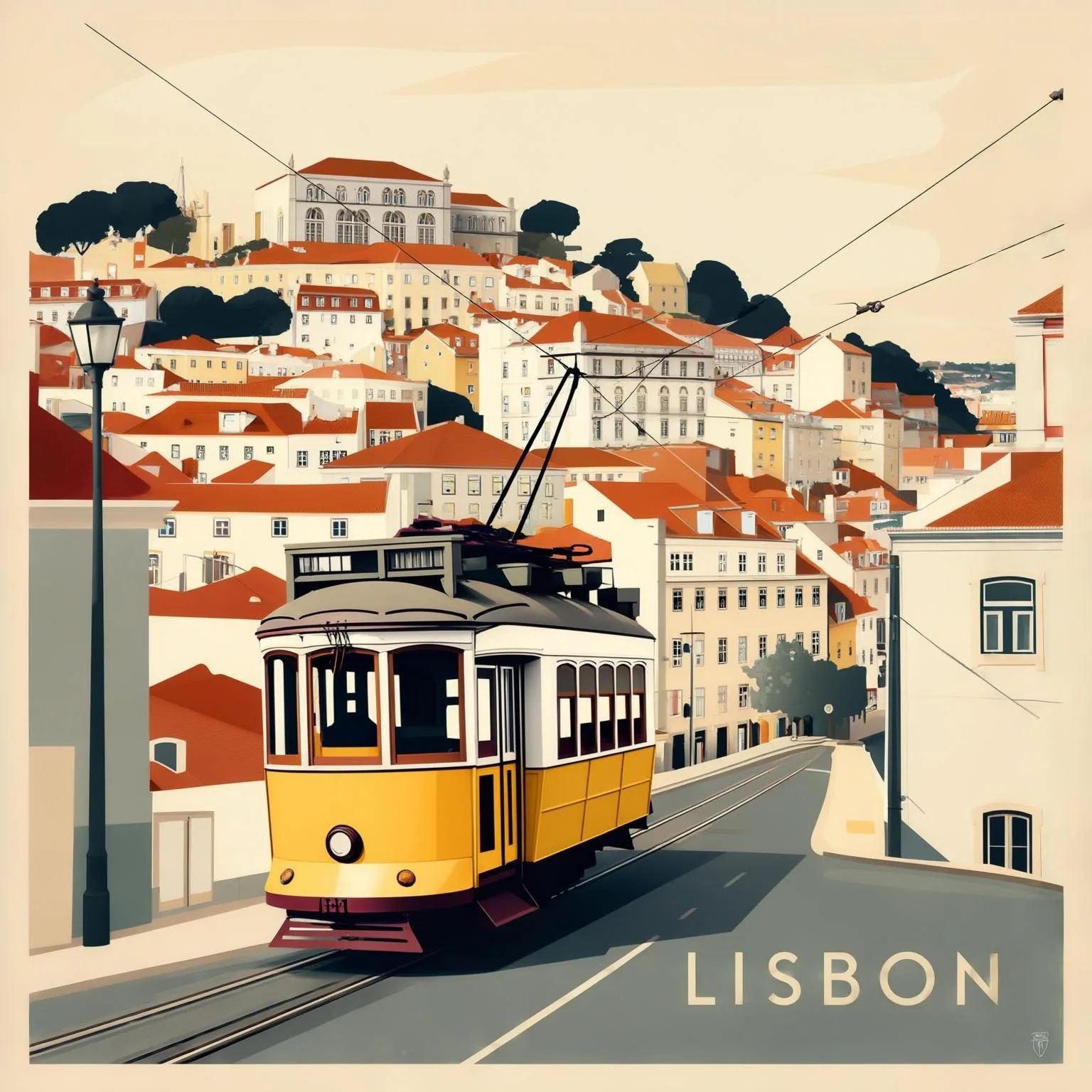 Luma Photon: Mid-Century Travel Poster, seed 2222
