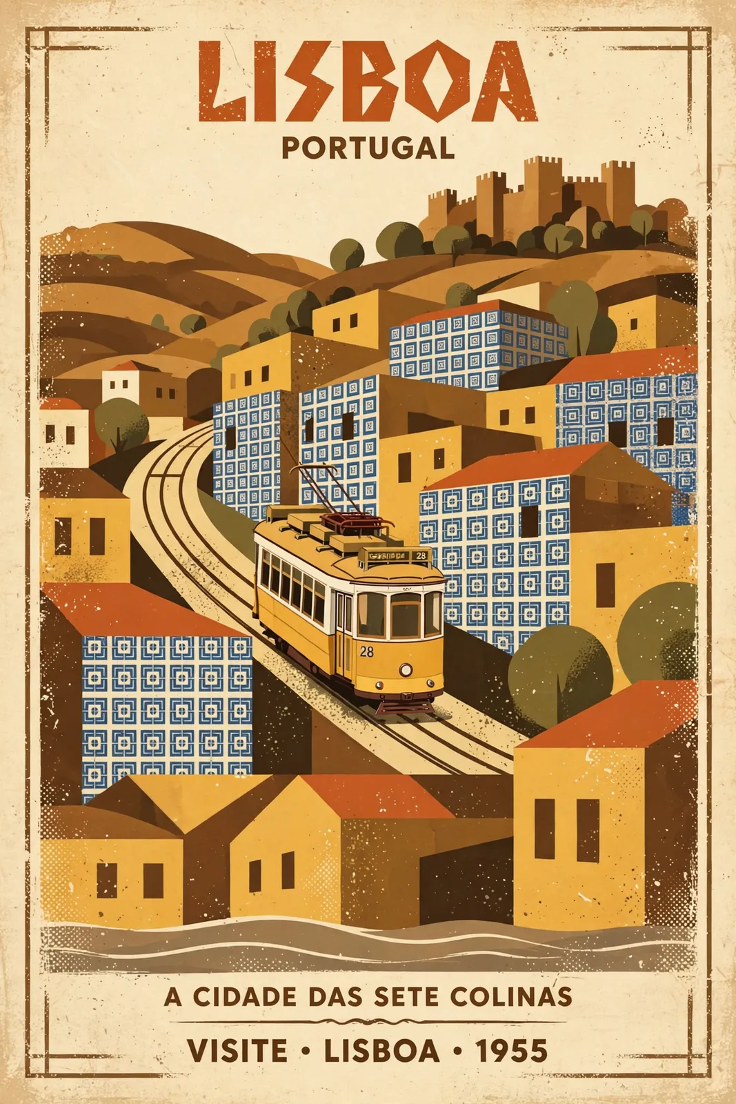 Muse Image: Mid-Century Travel Poster, sample 1