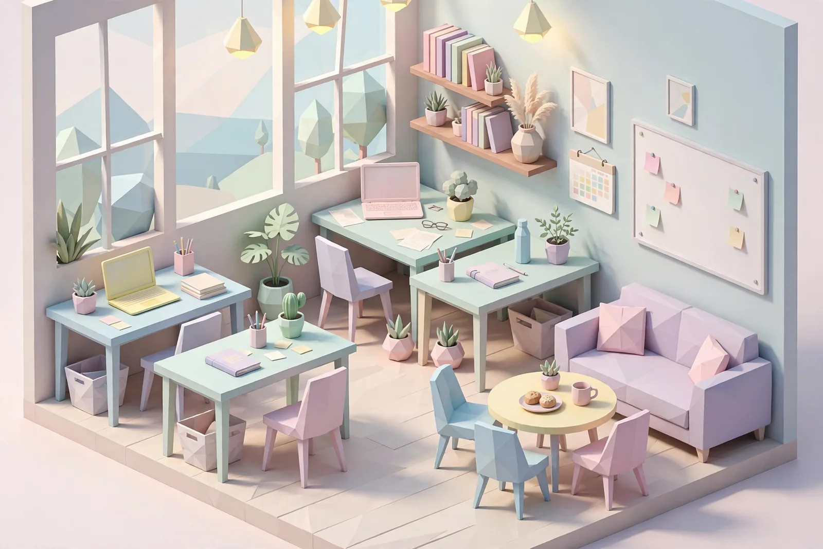 Muse Image: Isometric Office, sample 2