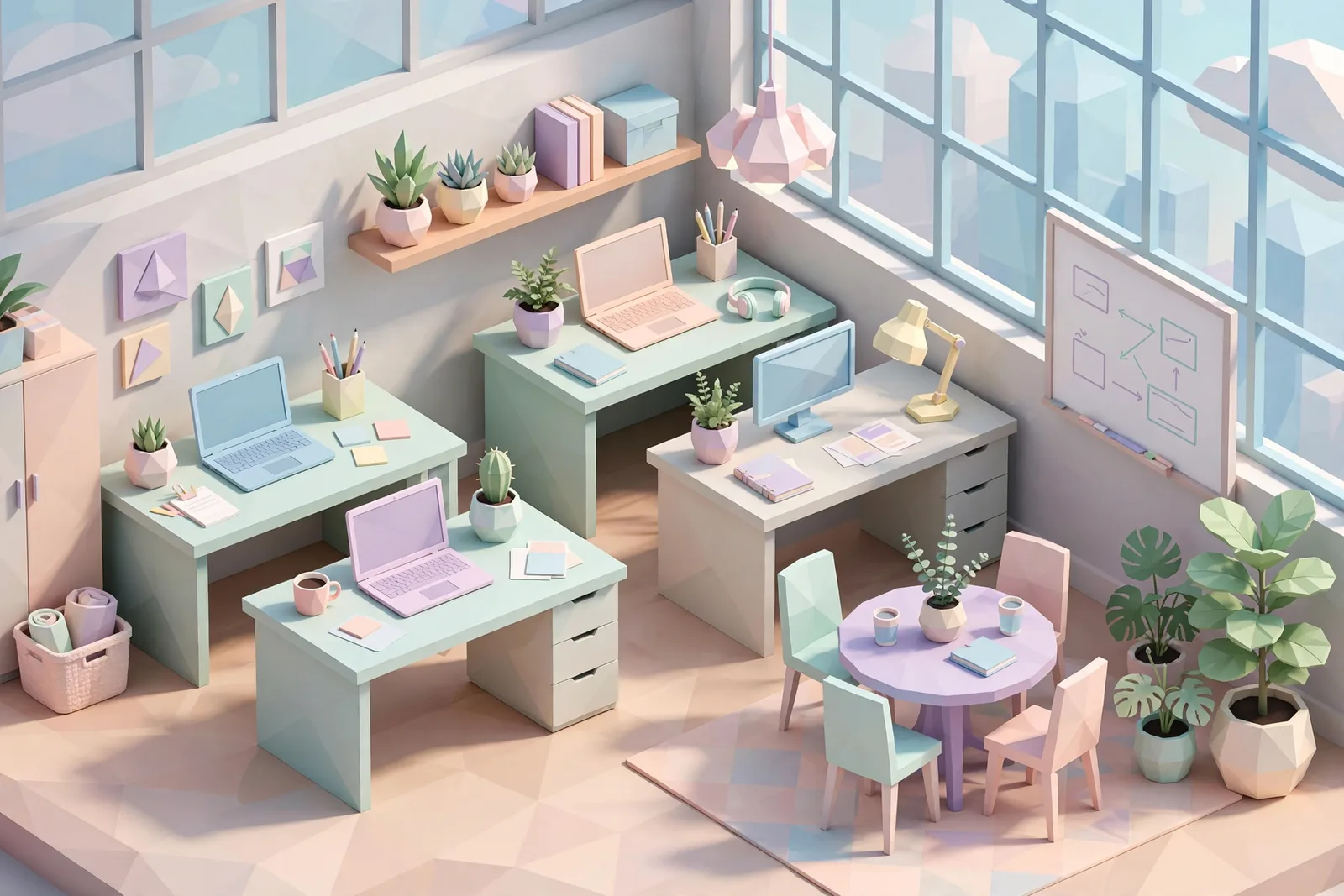 Muse Image: Isometric Office, sample 3