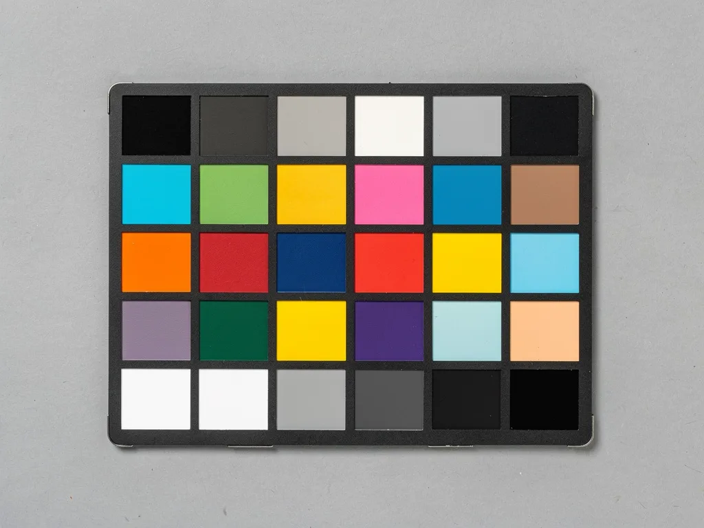 FLUX.2 [pro]: ColorChecker Chart, seed 2222