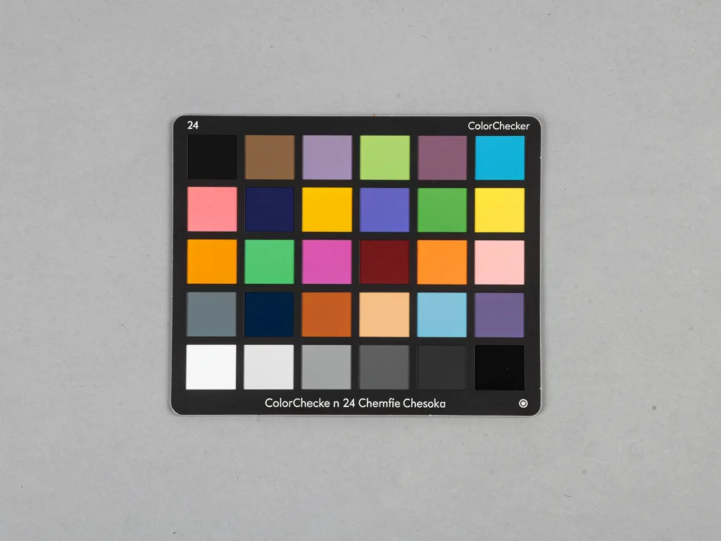 FLUX.2 [pro]: ColorChecker Chart, seed 3333