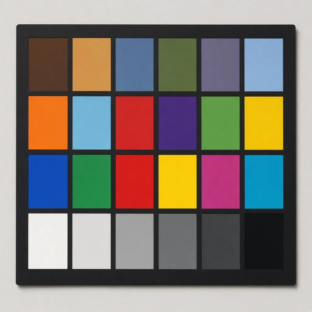 Grok Imagine Image 2.0: ColorChecker Chart, sample 3